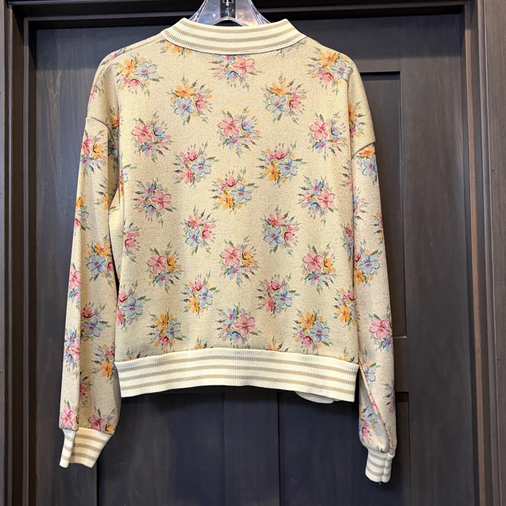 Anthropologie Maeve Floral Knit Jacket - Picture 7 of 10